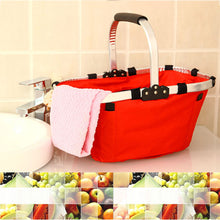 Reusable Foldable Bags Waterproof  Eco-friendly  Shopping  Grocery Picnic Hand Basket
